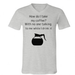 Unisex V-Neck Jersey Tee