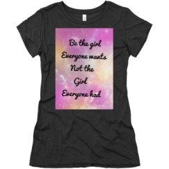 Ladies Slim Fit Super Soft Triblend Tee