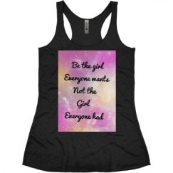 Ladies Slim Fit Super Soft Racerback Triblend Tank