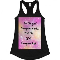 Ladies Slim Fit Racerback Tank Top