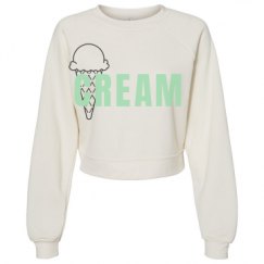 Women's Raglan Pullover Fleece