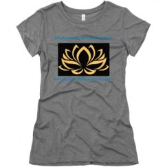 Ladies Slim Fit Super Soft Triblend Tee