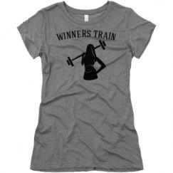 Ladies Slim Fit Super Soft Triblend Tee