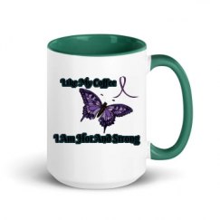 15oz Ceramic Mug with Color Inside