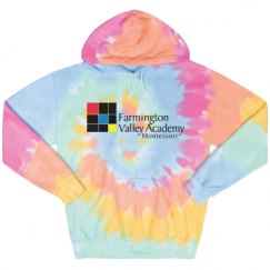 Unisex Tie-Dye Fleece Hoodie