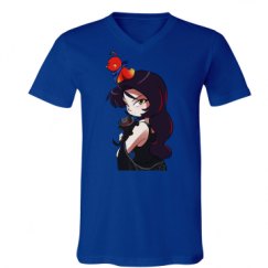 Unisex V-Neck Jersey Tee