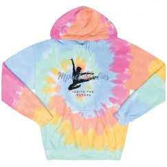Unisex Tie-Dye Fleece Hoodie