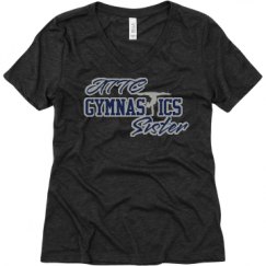 Ladies Relaxed Fit Super Soft Triblend V-Neck Tee