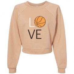 Women's Raglan Pullover Fleece