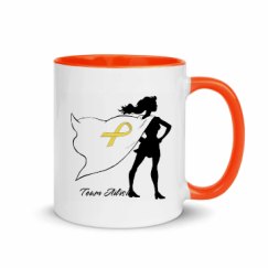 11oz Ceramic Mug with Color Inside