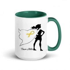 15oz Ceramic Mug with Color Inside