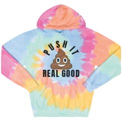Unisex Tie-Dye Fleece Hoodie