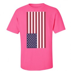 Unisex Ultra Cotton Safety Neon Crewneck Tee