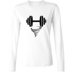 Ladies Relaxed Fit Basic Long Sleeve Tee