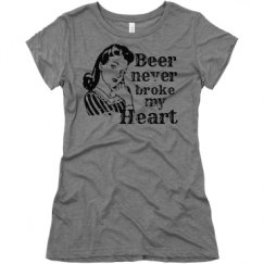 Ladies Slim Fit Super Soft Triblend Tee