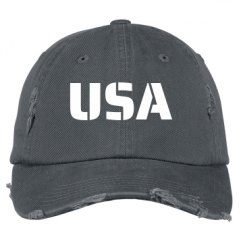 Distressed Baseball Hat