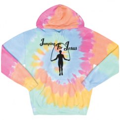 Unisex Tie-Dye Fleece Hoodie
