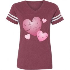 Ladies Relaxed Fit Vintage Sports Tee