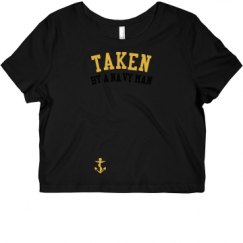 Ladies Slim Fit Crop Top Tee