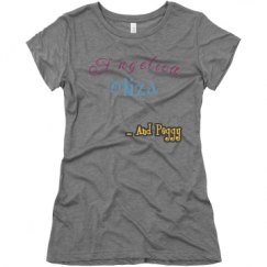 Ladies Slim Fit Super Soft Triblend Tee