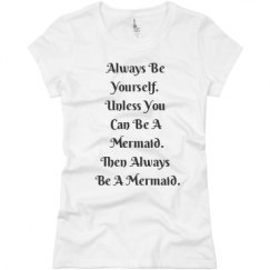 Ladies Slim Fit Basic Promo Jersey Tee