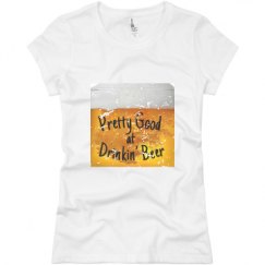 Ladies Slim Fit Basic Promo Jersey Tee