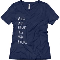 Ladies Relaxed Fit V-Neck Tee