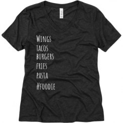 Ladies Relaxed Fit Super Soft Triblend V-Neck Tee