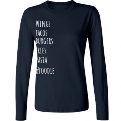 Ladies Relaxed Fit Basic Long Sleeve Tee