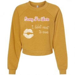 Women's Raglan Pullover Fleece