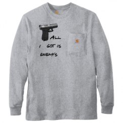 Unisex Carhartt Pocket Long Sleeve Tee