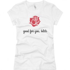 Ladies Slim Fit Basic Promo Jersey Tee