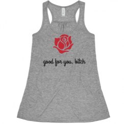 Ladies Flowy Racerback Tank