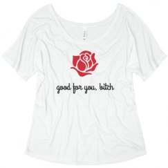 Ladies Flowy Slouchy Tee