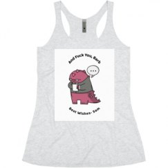 Ladies Slim Fit Super Soft Racerback Triblend Tank