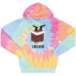 Unisex Tie-Dye Fleece Hoodie