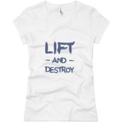 Ladies Slim Fit Basic Promo Jersey Tee