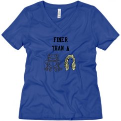 Ladies Relaxed Fit V-Neck Tee