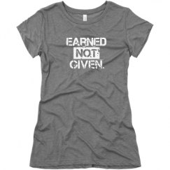 Ladies Slim Fit Super Soft Triblend Tee