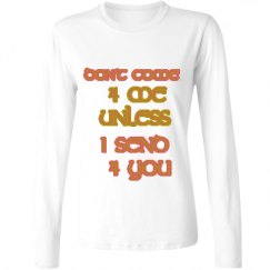 Ladies Relaxed Fit Basic Long Sleeve Tee