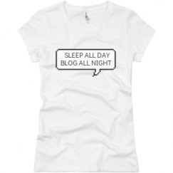 Ladies Slim Fit Basic Promo Jersey Tee