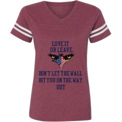 Ladies Relaxed Fit Vintage Sports Tee