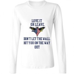 Ladies Relaxed Fit Basic Long Sleeve Tee