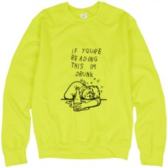 Unisex Neon Crewneck Sweatshirt
