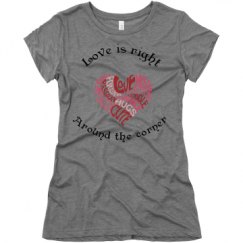 Ladies Slim Fit Super Soft Triblend Tee