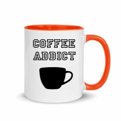 11oz Ceramic Mug with Color Inside