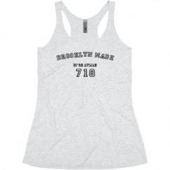 Ladies Slim Fit Super Soft Racerback Triblend Tank