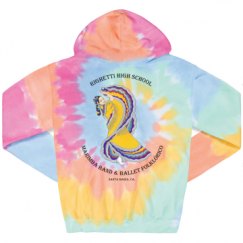 Unisex Tie-Dye Fleece Hoodie