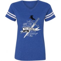 Ladies Relaxed Fit Vintage Sports Tee