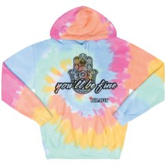 Unisex Tie-Dye Fleece Hoodie